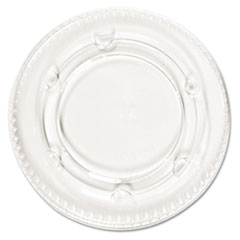 Crystal-Clear Portion Cup Lids, Fits 1.5 Oz To 2.5 Oz