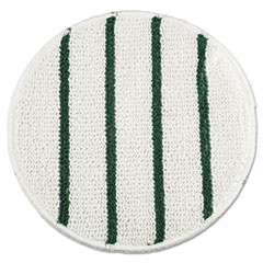 Low Profile Scrub-Strip Carpet
Bonnet, 21&quot; Diameter,
White/green