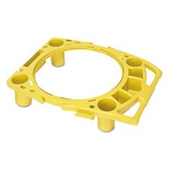 Standard Rim Caddy,
4-Compartment, Fits 32.5&quot; Dia
Cans, 26.5w X 6.75h, Yellow