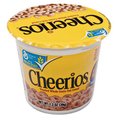 Cheerios Breakfast Cereal, Single-Serve 1.3 Oz Cup,