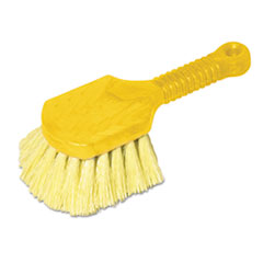 Long Handle Scrub, 8&quot; Plastic
Handle, Gray Handle W/yellow
Bristles