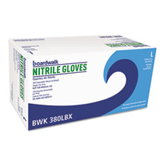 Disposable General-Purpose Nitrile Gloves, Large, Blue, 4