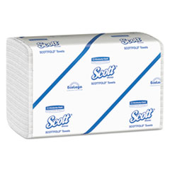 Pro Scottfold Towels, 7 4/5 X 12 2/5, White, 175