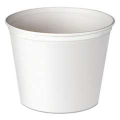 Double Wrapped Paper Bucket,
Unwaxed, 83oz, White,
100/Carton
(5T1-N0195)
WGT:19/lbs