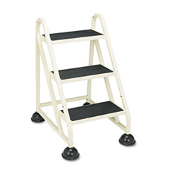 Stop-Step Ladder, 32.75&quot;
Working Height, 300 Lbs
Capacity, 3 Step, Beige