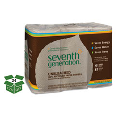 Natural Unbleached 100% Recycled Paper Kitchen Towel