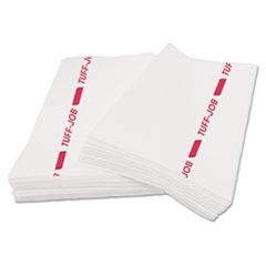 Tuff-Job S900 Antimicrobial Foodservice Towels, White/red,