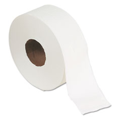 Jumbo Jr. Bath Tissue Roll, Septic Safe, 2-Ply, White,