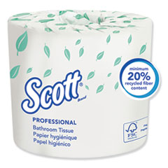 Essential Standard Roll Bathroom Tissue, Septic Safe,
