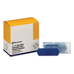Adhesive Blue Metal Detectable
Bandages, 1 X 3, Plastic
W/foil, 100/bx, 12 Bx/ct