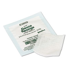 Caring Woven Gauze Sponges, Sterile, 12-Ply, 2 X 2,