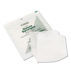 Caring Woven Gauze Sponges, Sterile, 12-Ply, 4 X 4,
