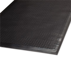 Clean Step Outdoor Rubber Scraper Mat, Polypropylene, 36