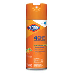 4-In-One Disinfectant And Sanitizer, Citrus, 14 Oz