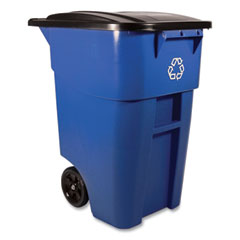 Brute Recycling Rollout
Container, Square, 50 Gal,
Blue