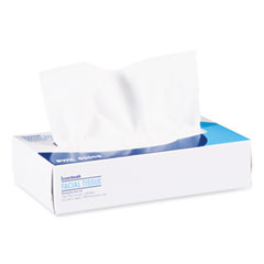 Office Packs Facial Tissue, 2-Ply, White, Flat Box, 100