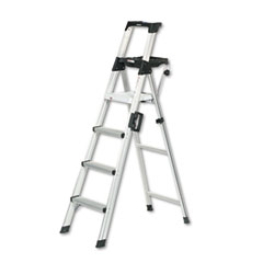 Signature Series Aluminum Step
Ladder, 6 Ft Working Height,
300 Lbs Capacity, 4 Step,
Aluminum