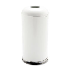 Fire-Resistant Open Top
Receptacle, Round, Steel, 15
Gal, White