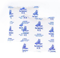 Nordic Ice Gel Packs,  16oz  
6-1/2 x 5-1/2 x 1&quot;
36/cs     50cs/skid